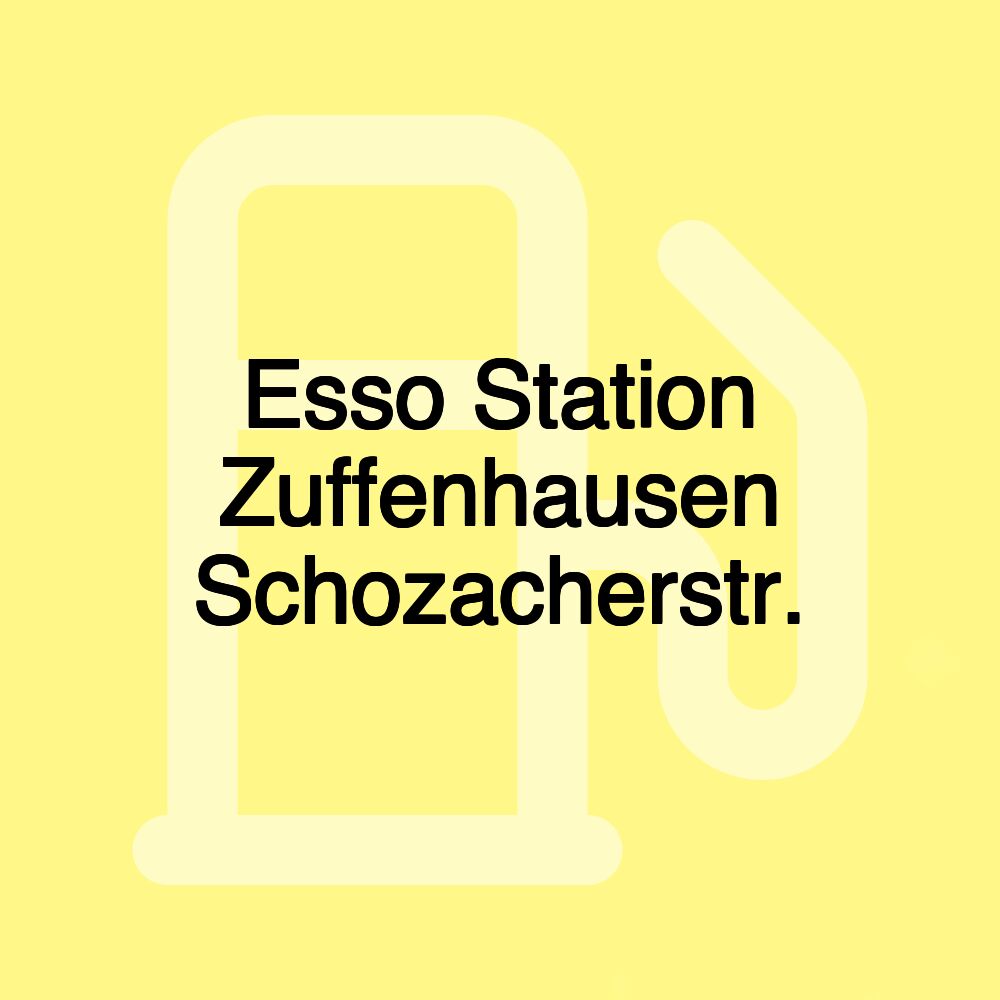 Esso Station Zuffenhausen Schozacherstr.