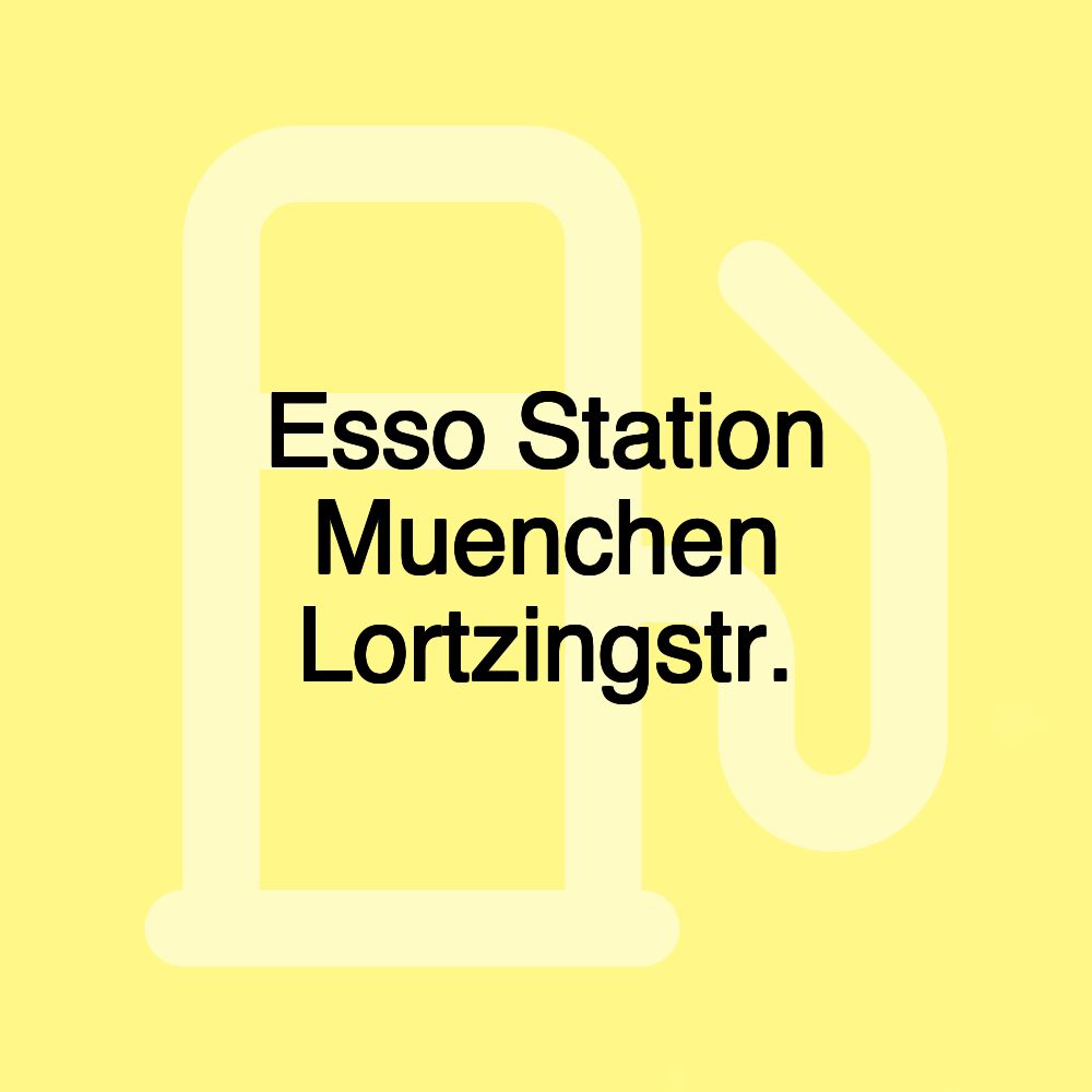 Esso Station Muenchen Lortzingstr.