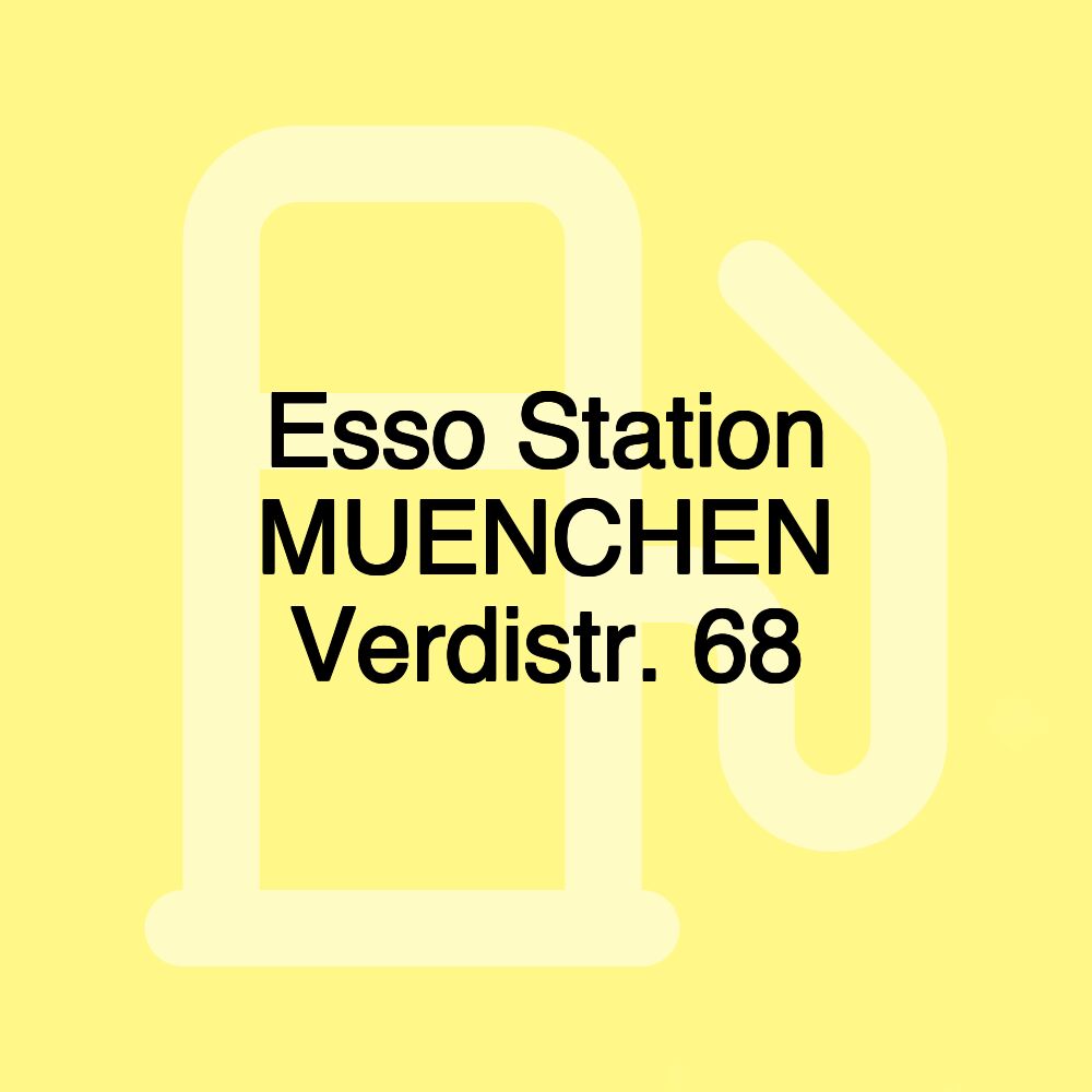 Esso Station MUENCHEN Verdistr. 68