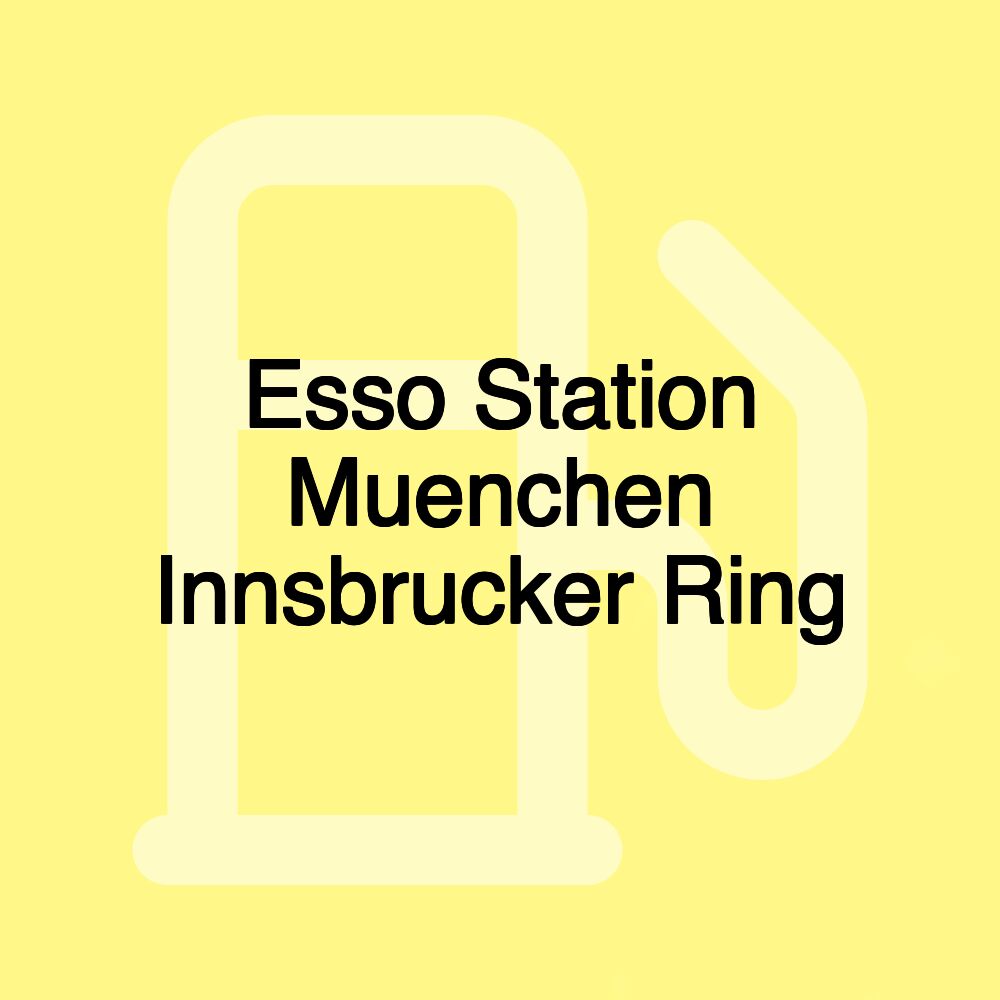 Esso Station Muenchen Innsbrucker Ring