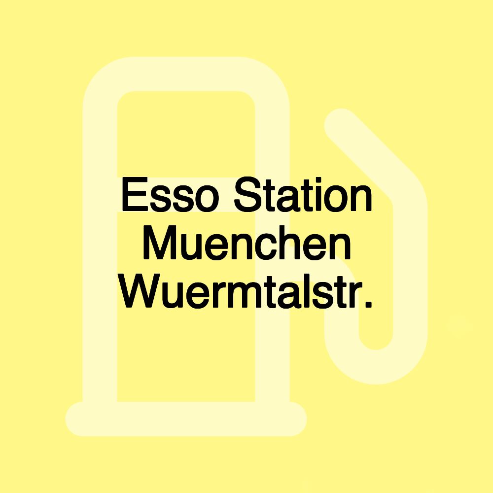 Esso Station Muenchen Wuermtalstr.