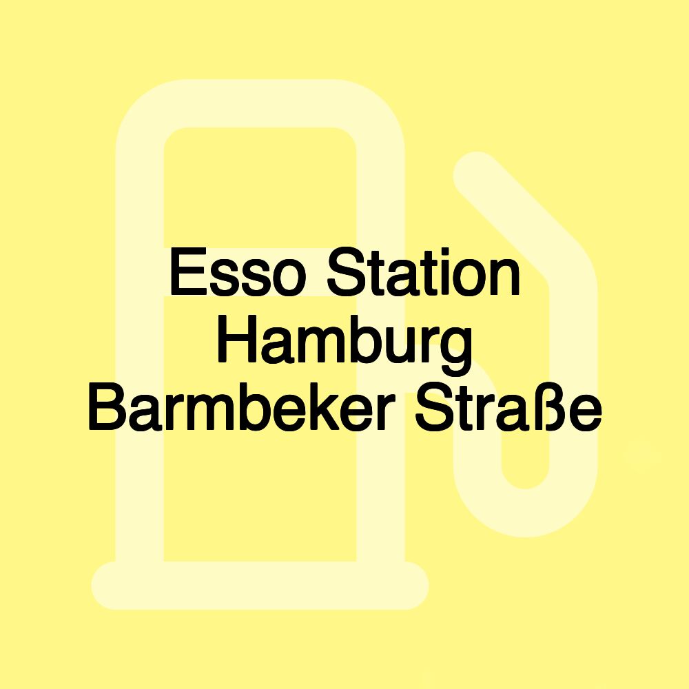 Esso Station Hamburg Barmbeker Straße