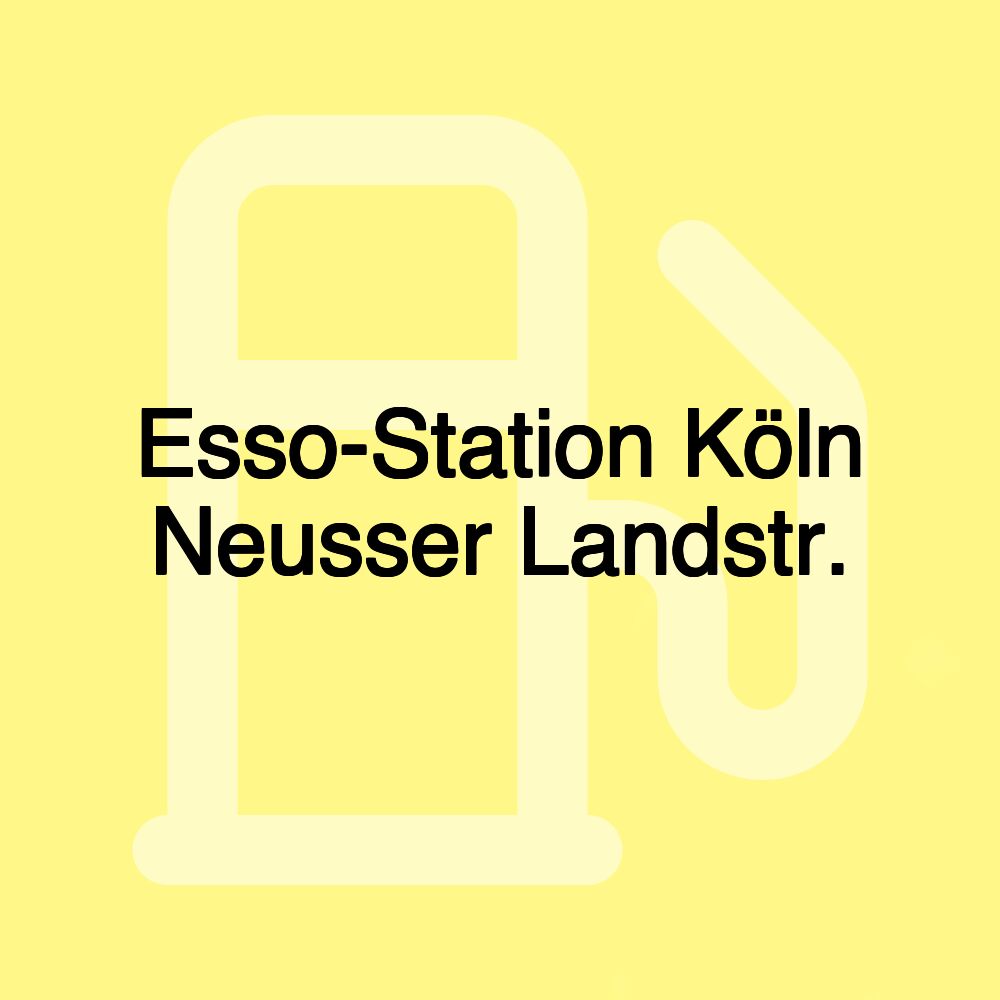 Esso-Station Köln Neusser Landstr.