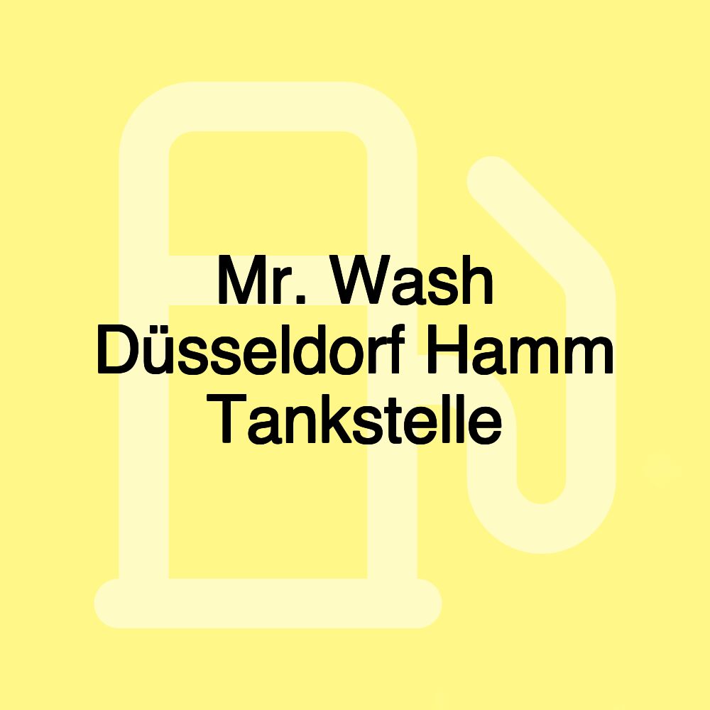 Mr. Wash Düsseldorf Hamm Tankstelle