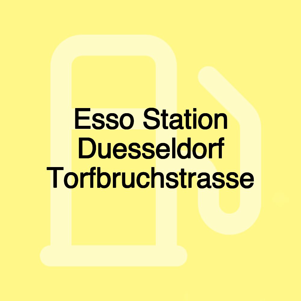 Esso Station Duesseldorf Torfbruchstrasse