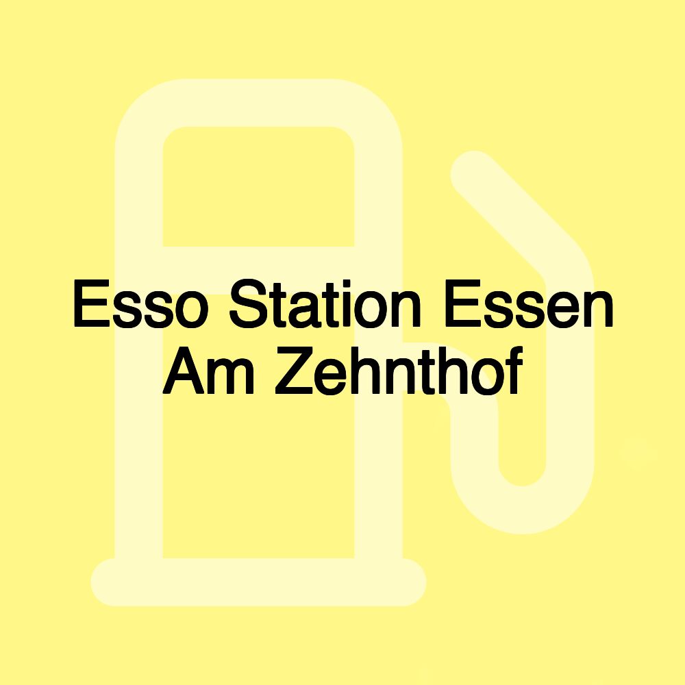 Esso Station Essen Am Zehnthof