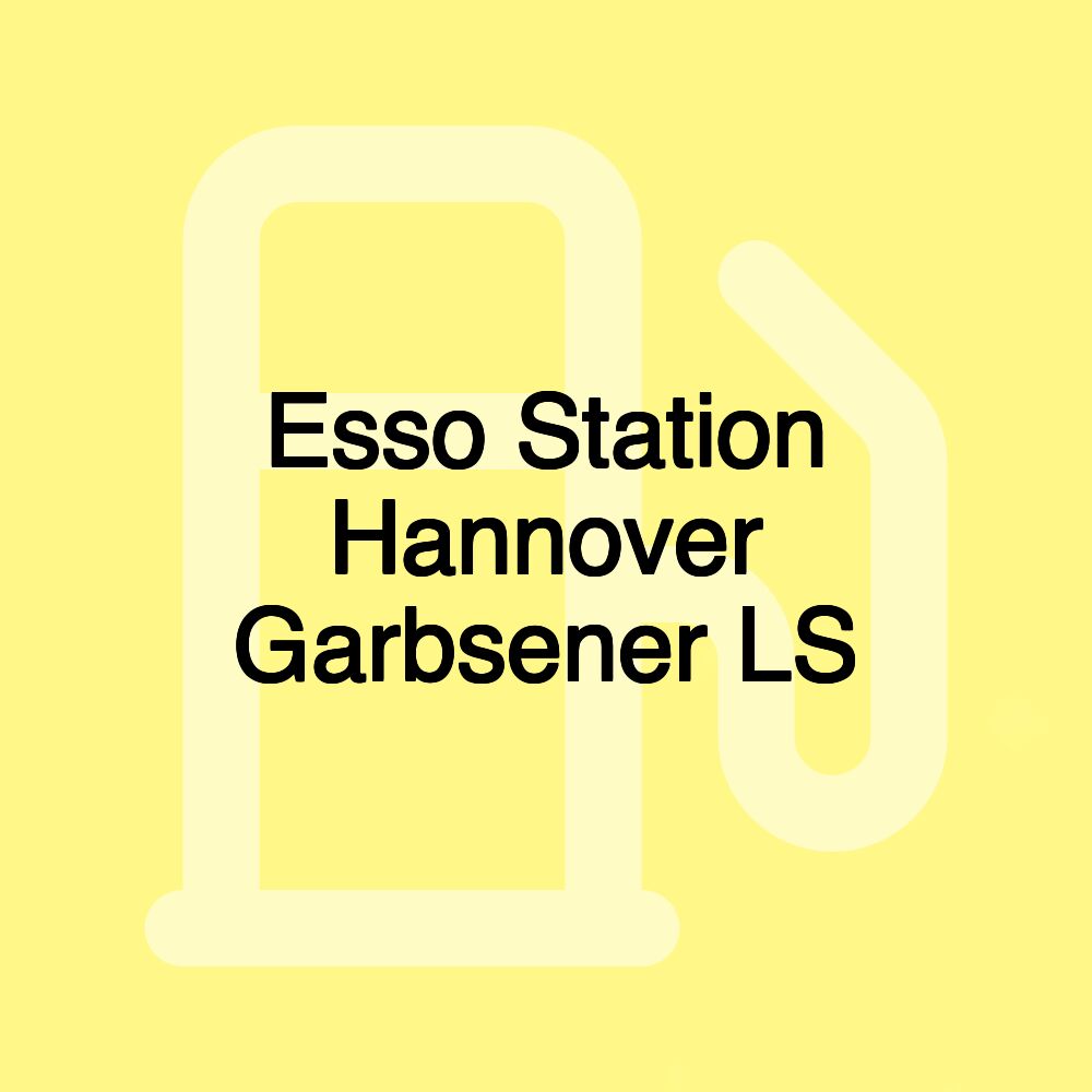 Esso Station Hannover Garbsener LS