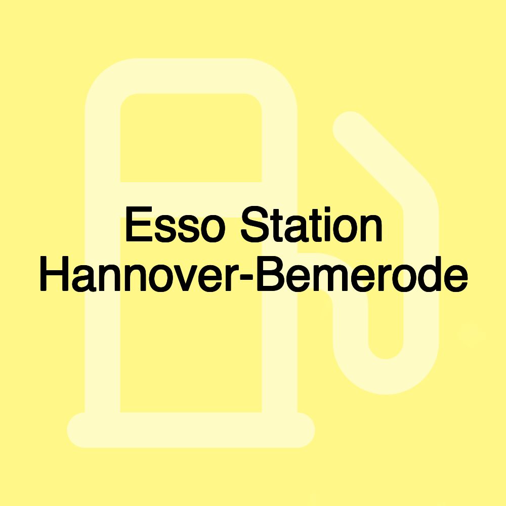 Esso Station Hannover-Bemerode