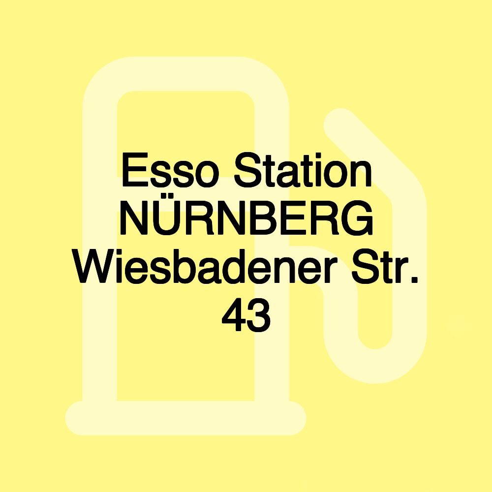 Esso Station NÜRNBERG Wiesbadener Str. 43