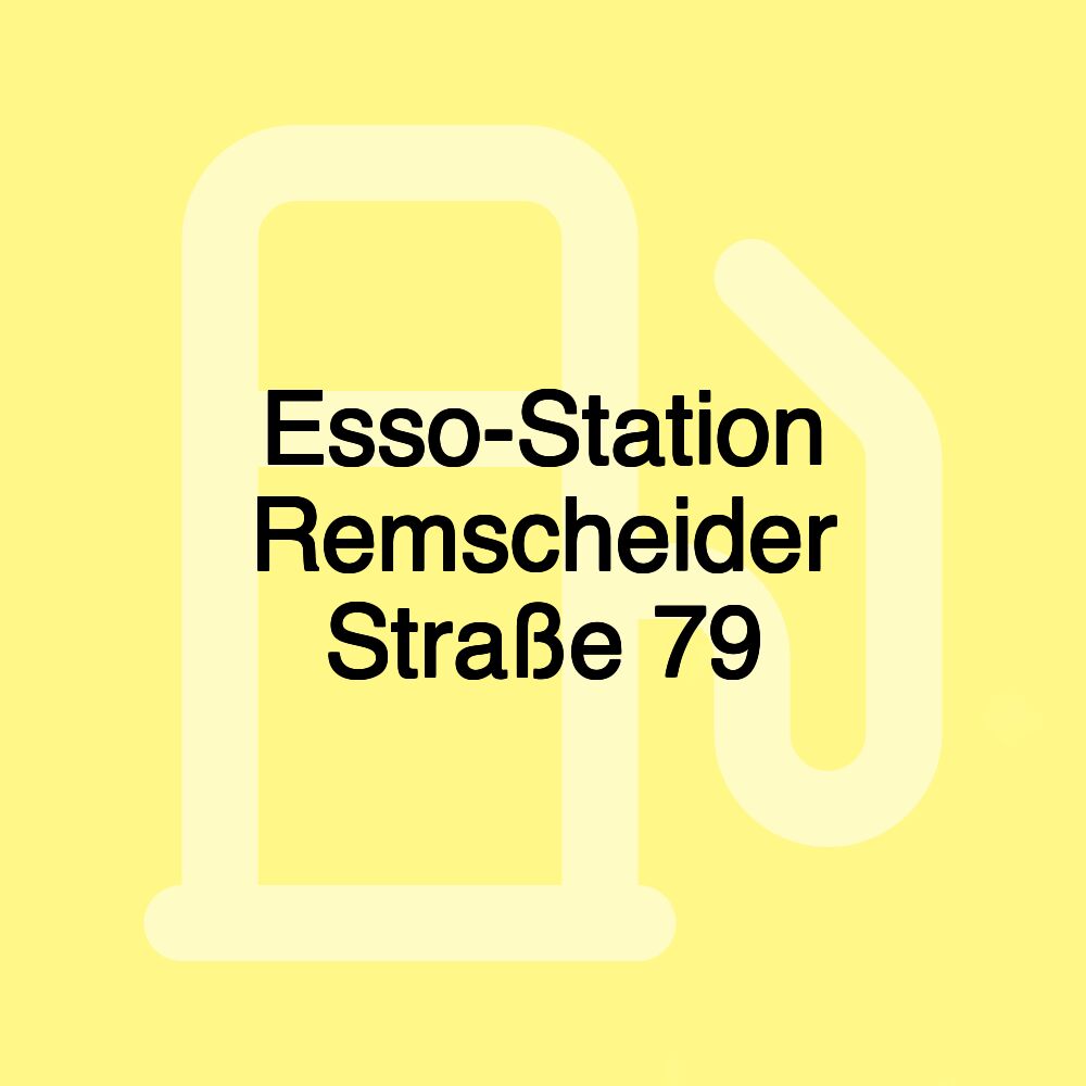 Esso-Station Remscheider Straße 79