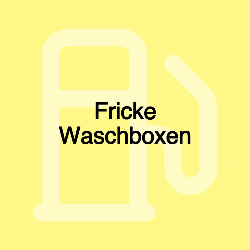 Fricke Waschboxen