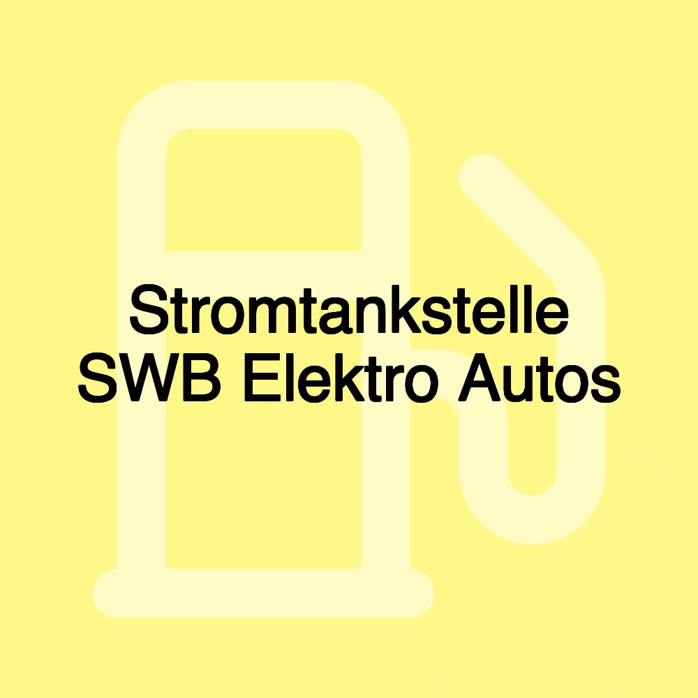 Stromtankstelle SWB Elektro Autos