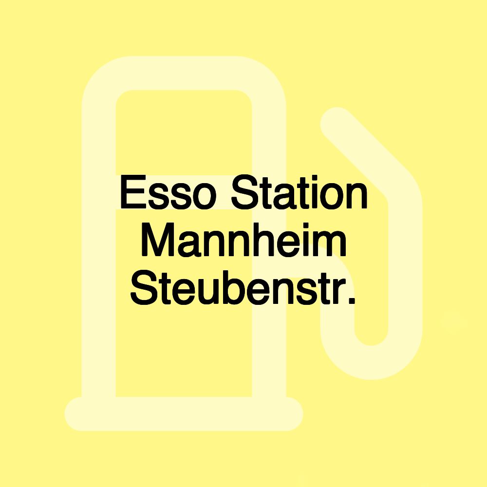 Esso Station Mannheim Steubenstr.