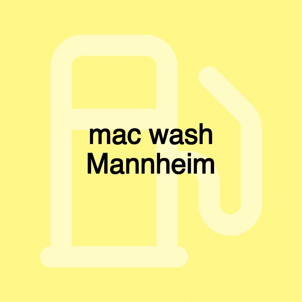 mac wash Mannheim