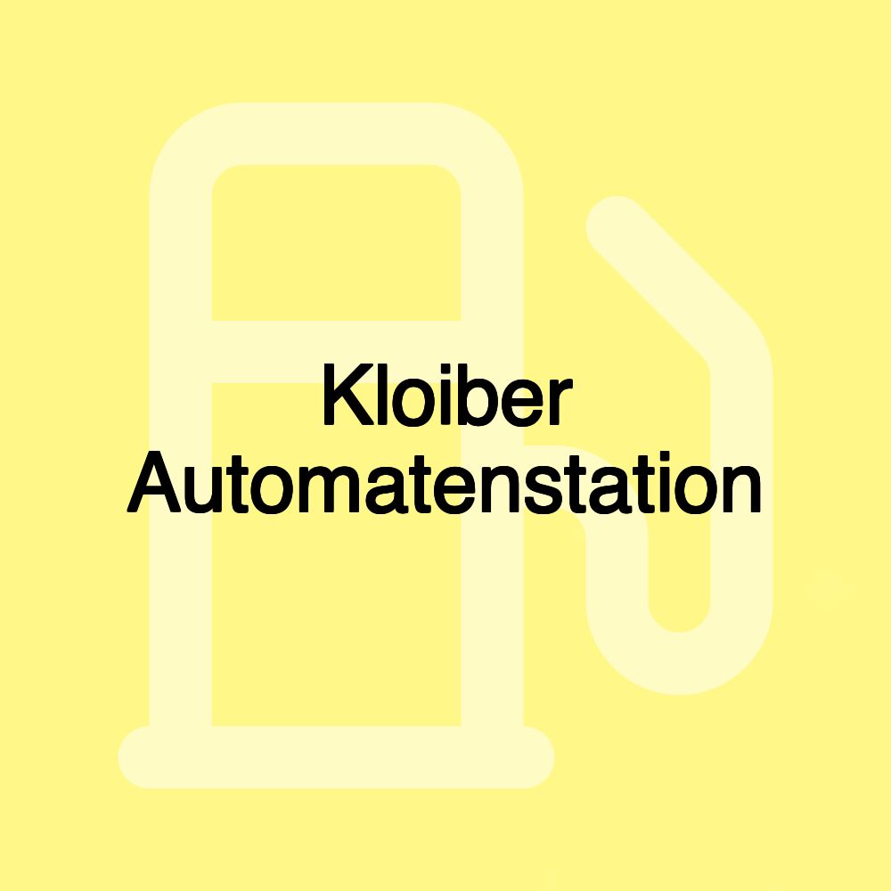 Kloiber Automatenstation