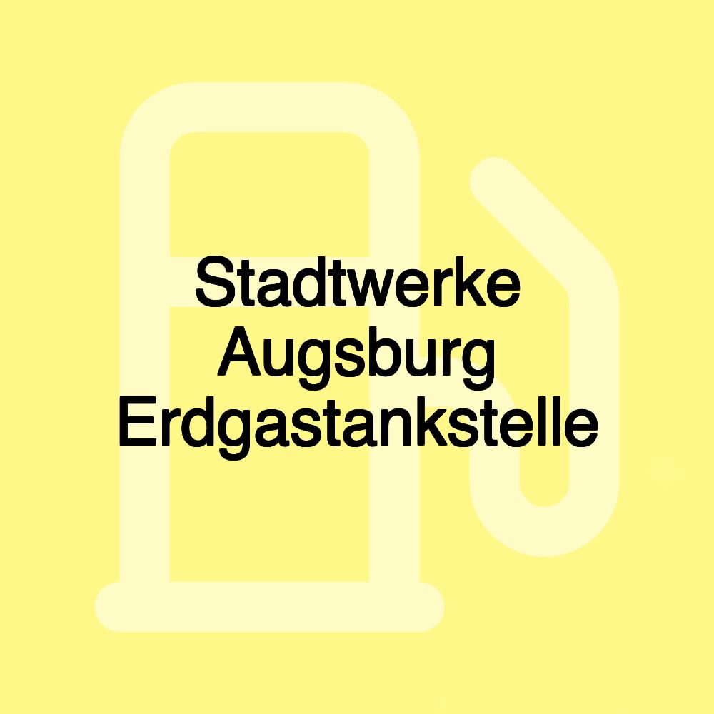 Stadtwerke Augsburg Erdgastankstelle