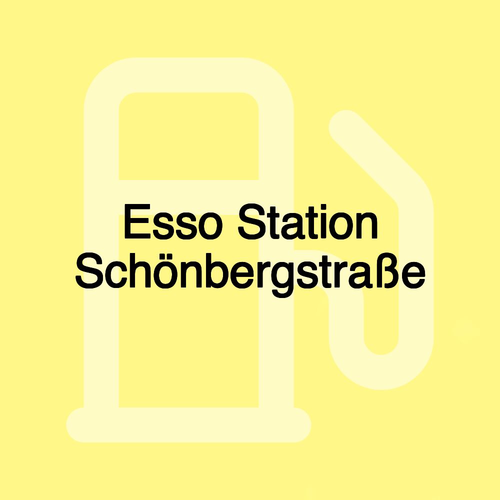 Esso Station Schönbergstraße