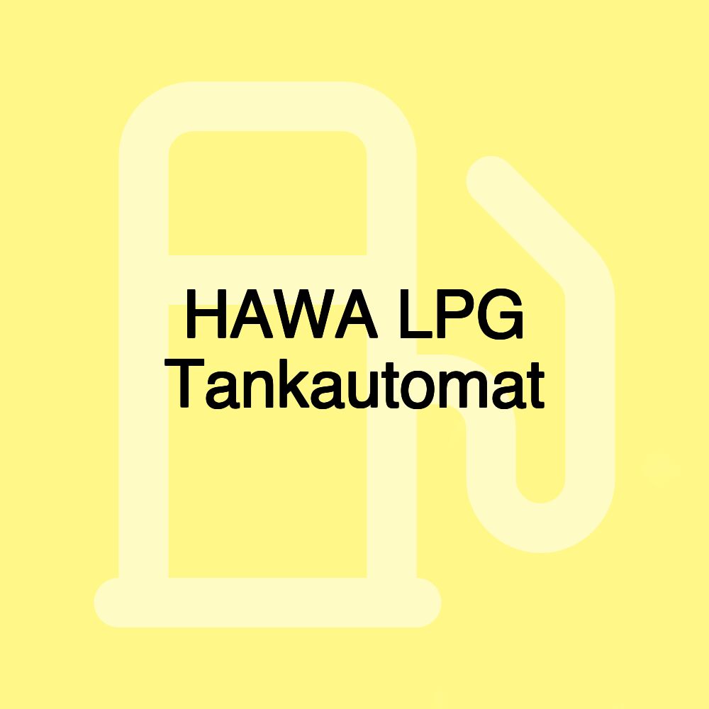 HAWA LPG Tankautomat