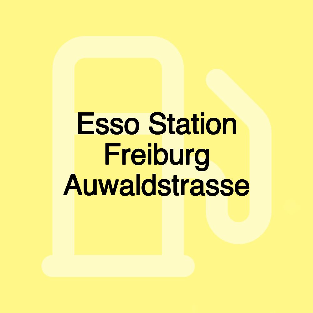 Esso Station Freiburg Auwaldstrasse