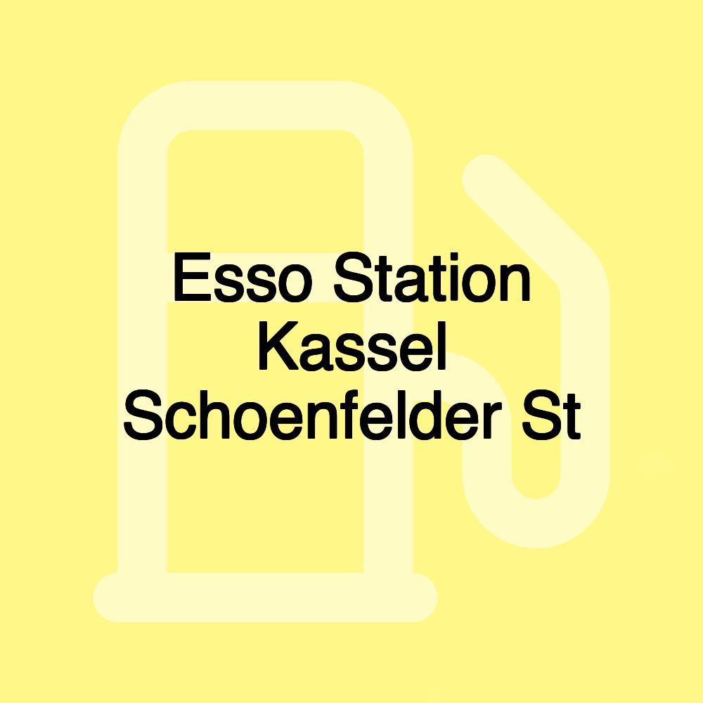 Esso Station Kassel Schoenfelder St