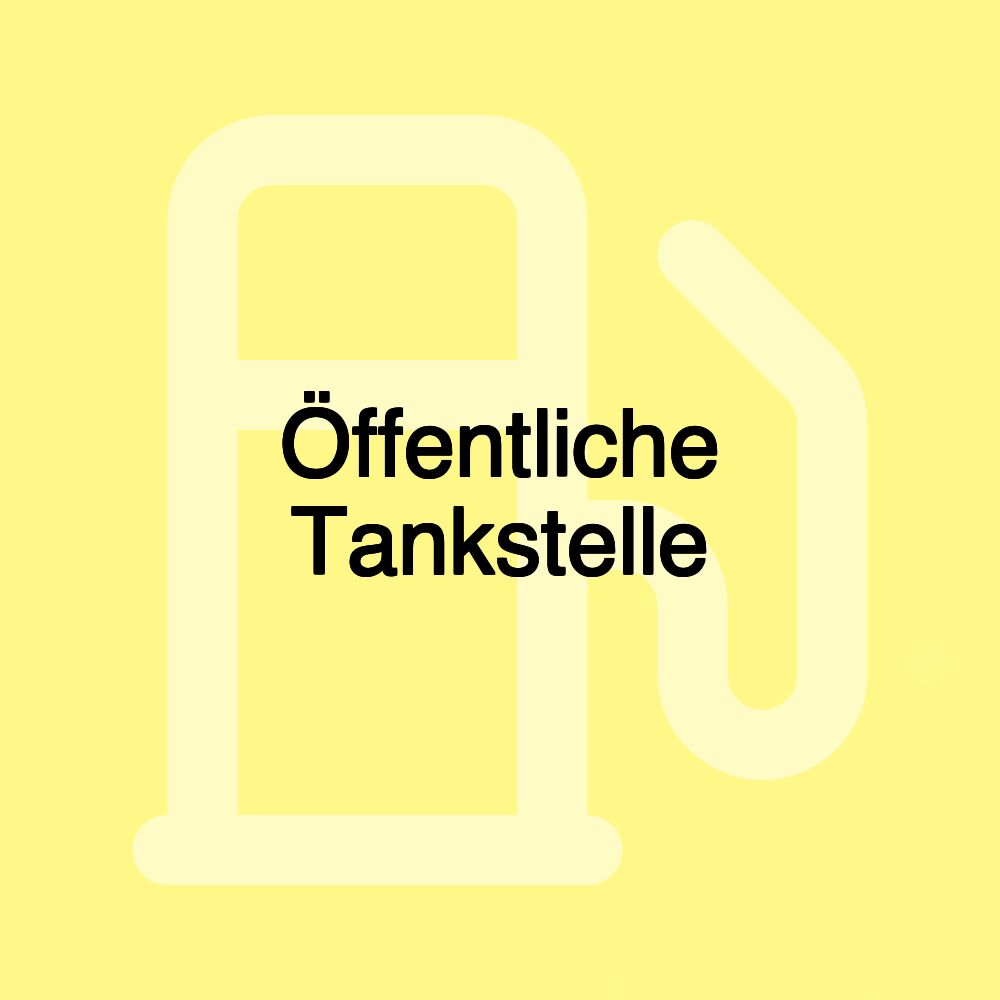 Öffentliche Tankstelle