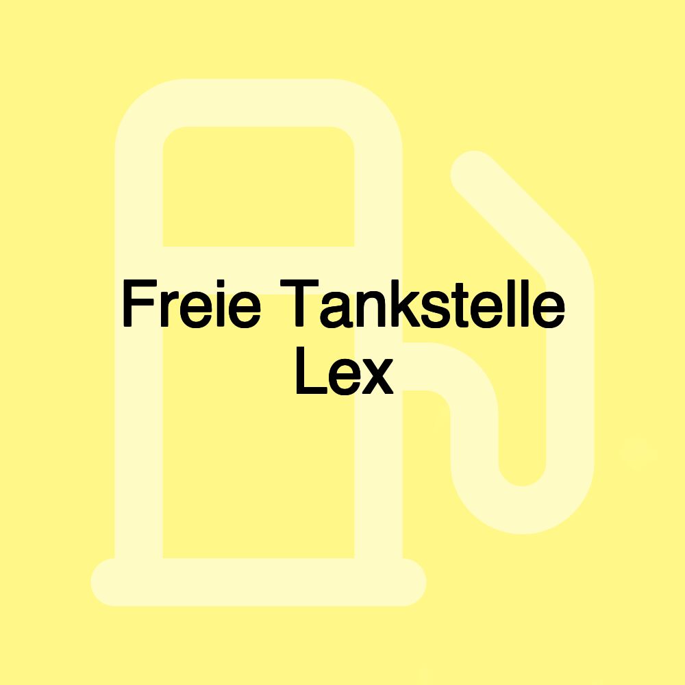 Freie Tankstelle Lex