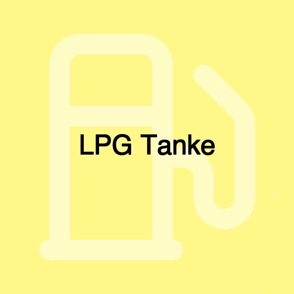 LPG Tanke