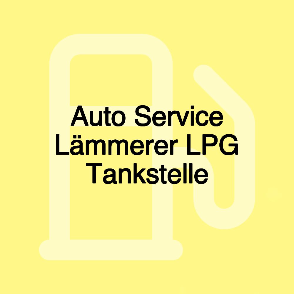 Auto Service Lämmerer LPG Tankstelle