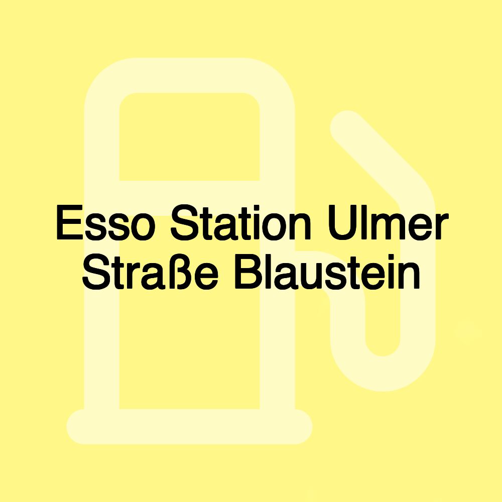 Esso Station Ulmer Straße Blaustein