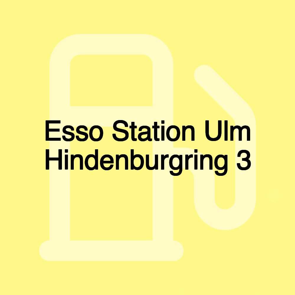 Esso Station Ulm Hindenburgring 3