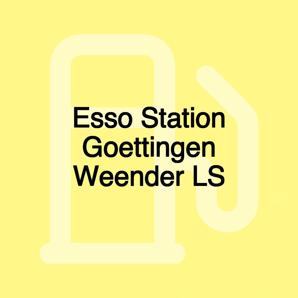 Esso Station Goettingen Weender LS