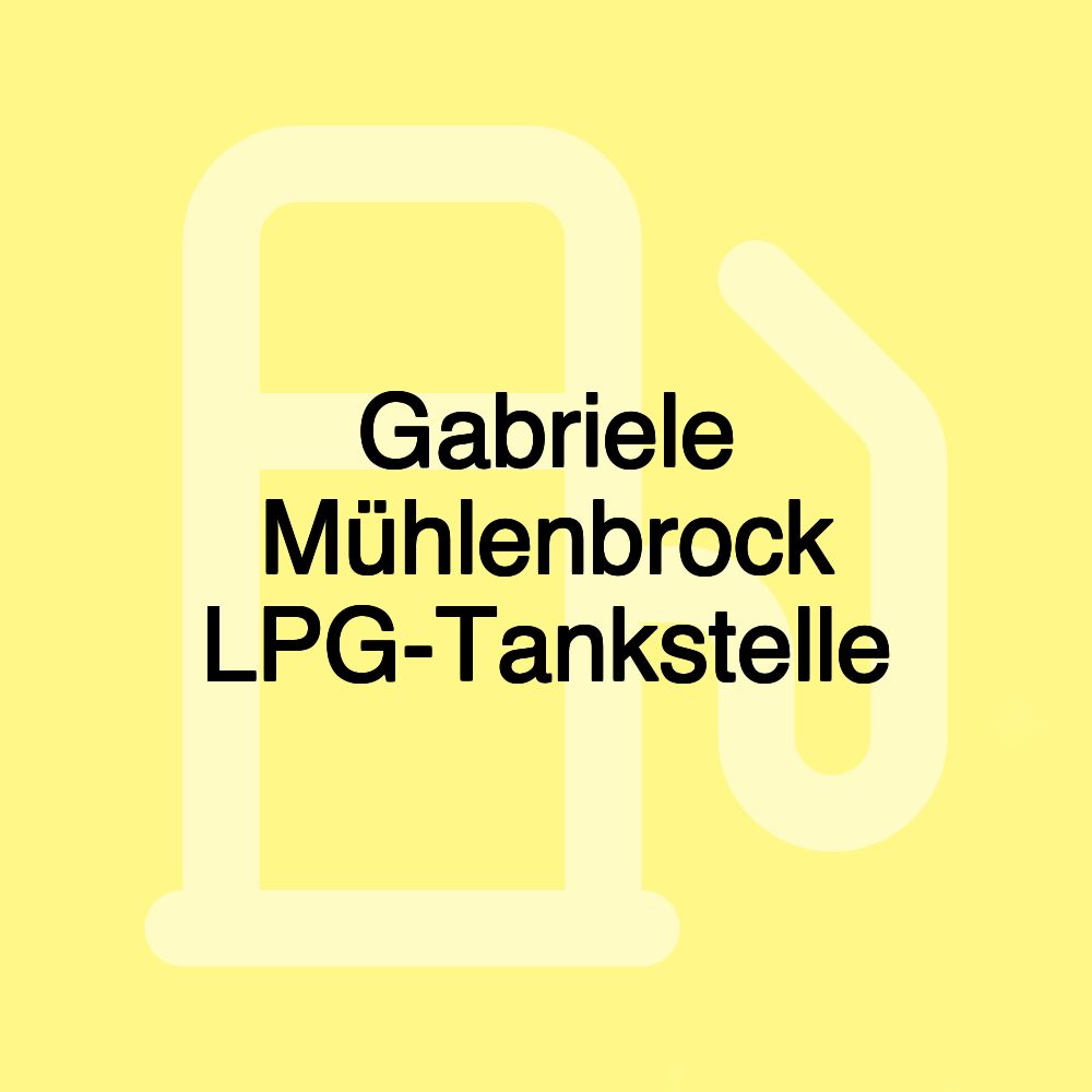 Gabriele Mühlenbrock LPG-Tankstelle