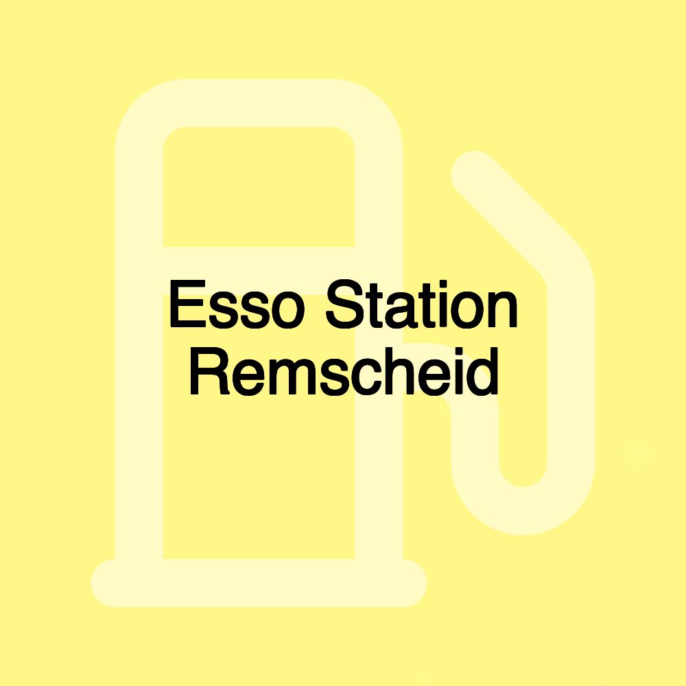 Esso Station Remscheid