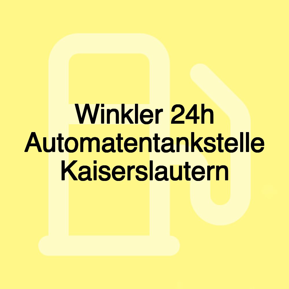 Winkler 24h Automatentankstelle Kaiserslautern