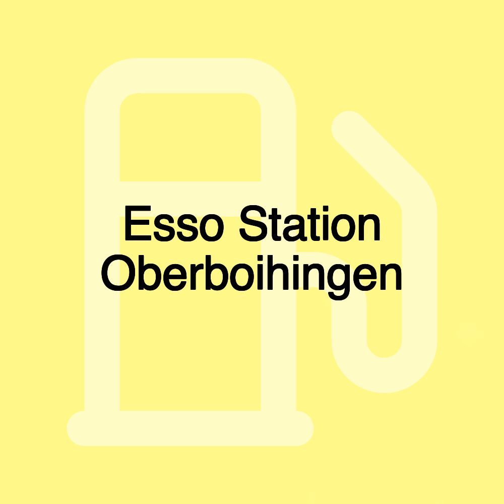 Esso Station Oberboihingen