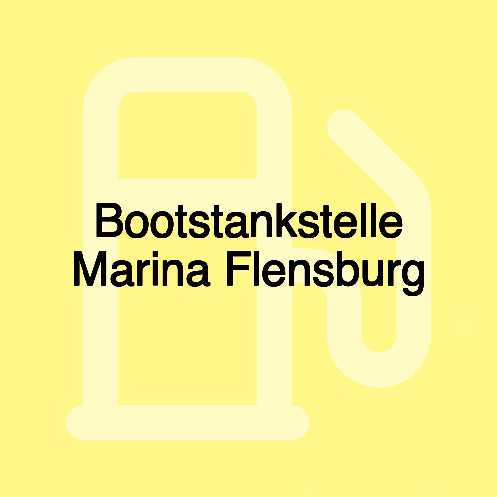 Bootstankstelle Marina Flensburg