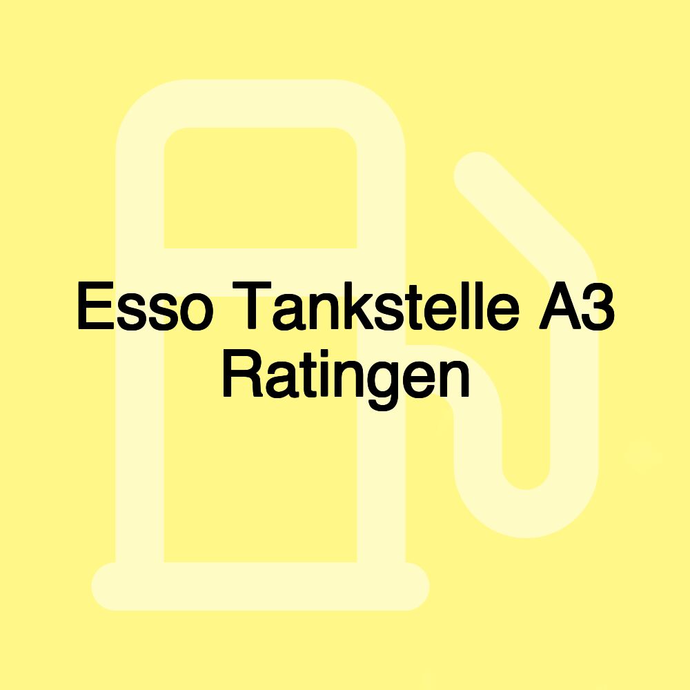 Esso Tankstelle A3 Ratingen