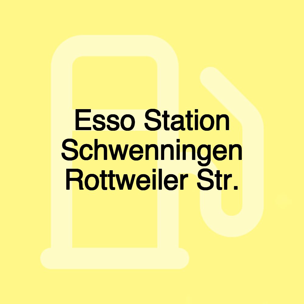 Esso Station Schwenningen Rottweiler Str.