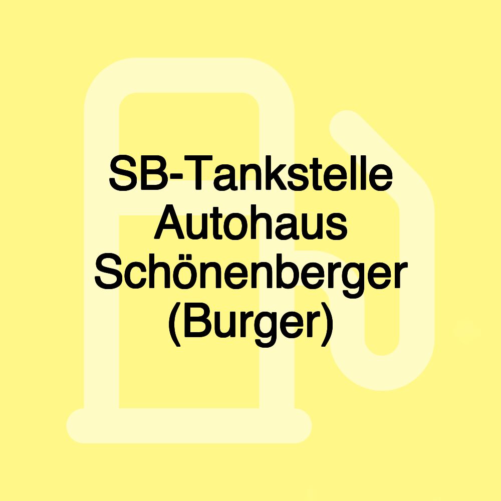 SB-Tankstelle Autohaus Schönenberger (Burger)