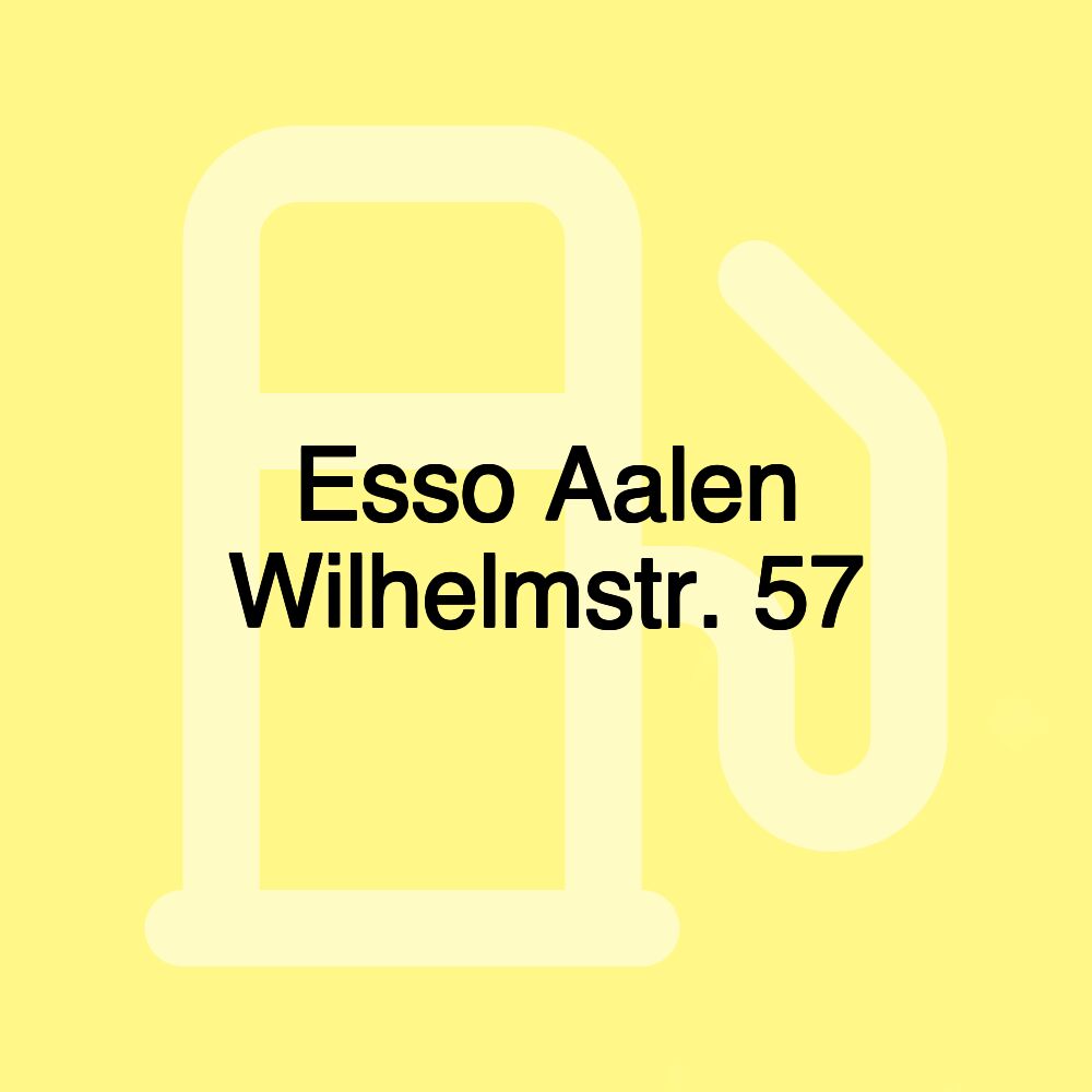 Esso Aalen Wilhelmstr. 57