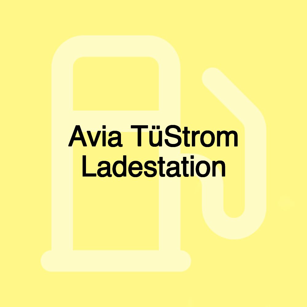 Avia TüStrom Ladestation