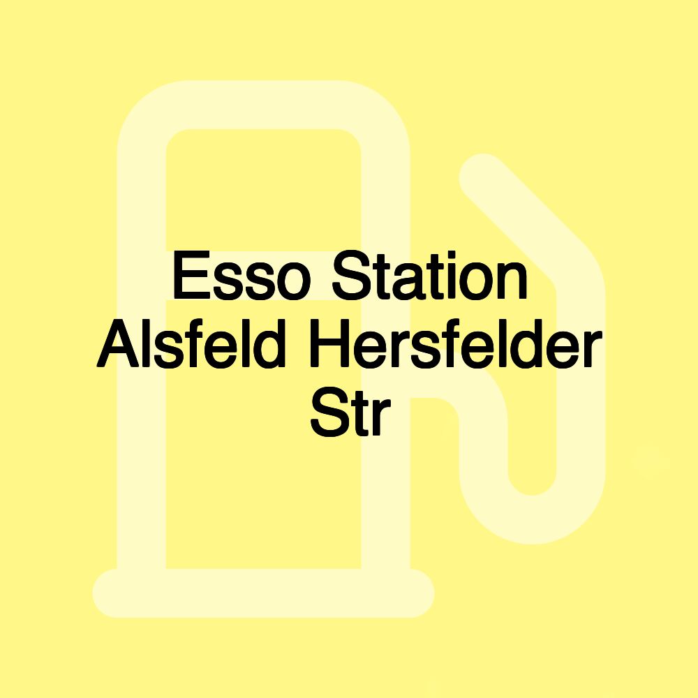 Esso Station Alsfeld Hersfelder Str