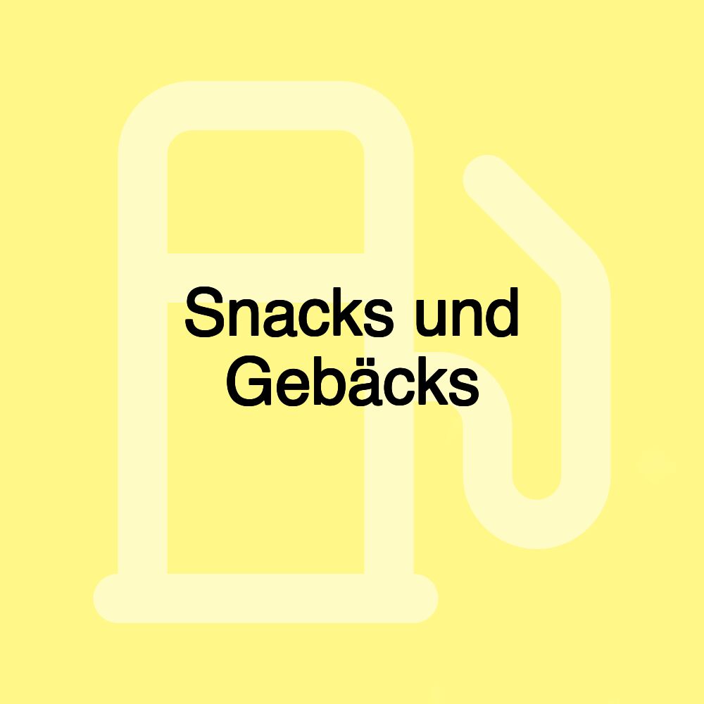 Snacks und Gebäcks