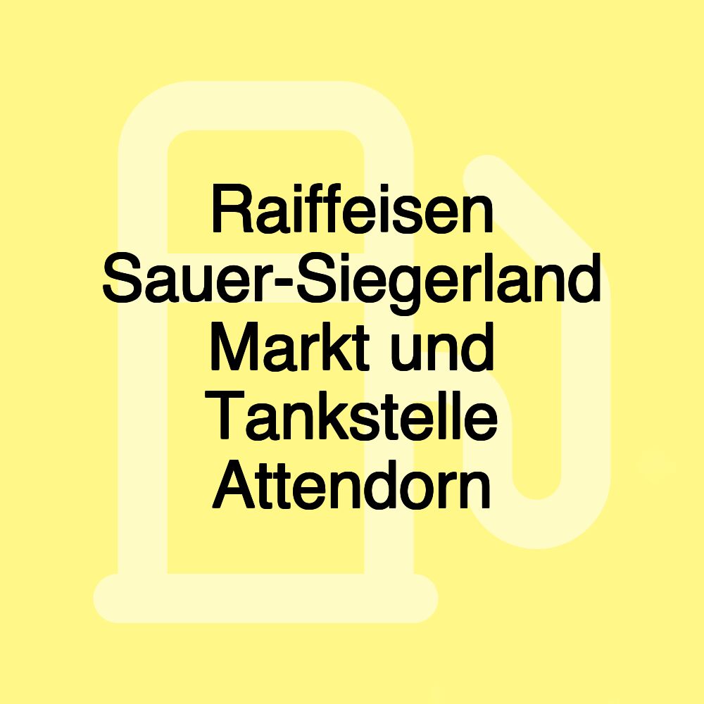 Raiffeisen Sauer-Siegerland Markt und Tankstelle Attendorn