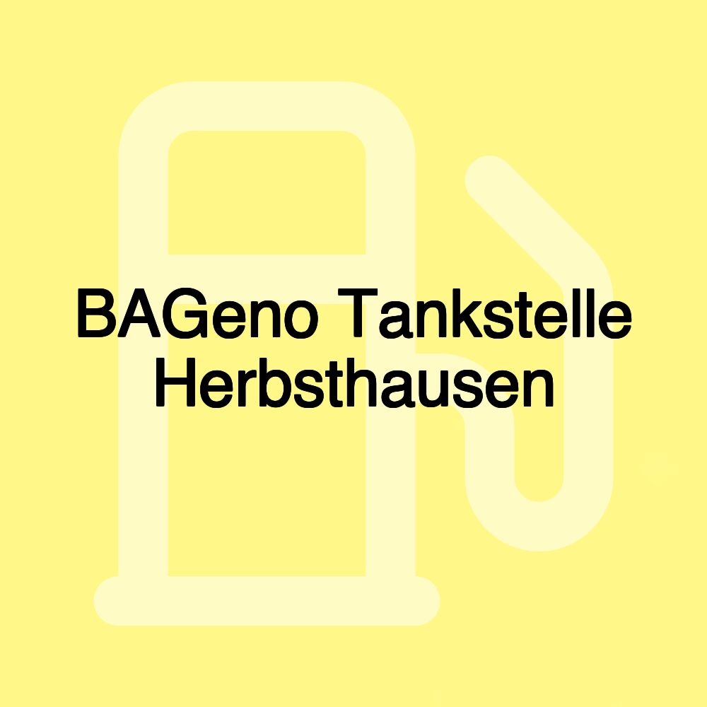 BAGeno Tankstelle Herbsthausen