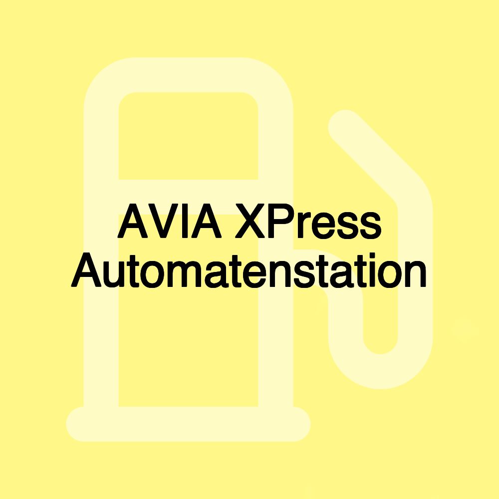 AVIA XPress Automatenstation