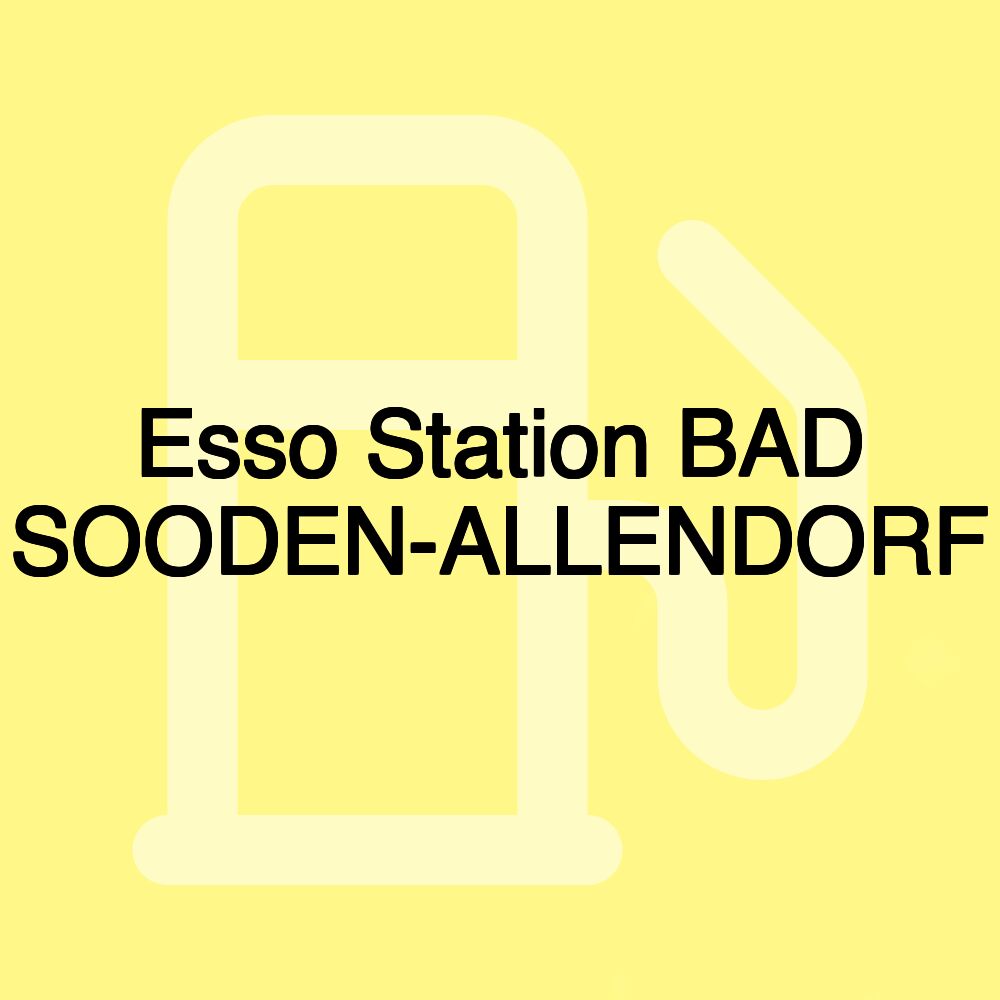 Esso Station BAD SOODEN-ALLENDORF