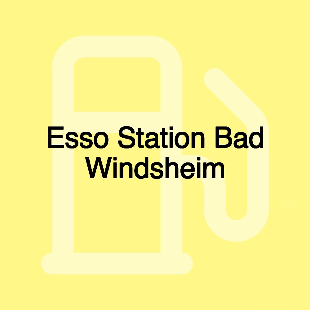 Esso Station Bad Windsheim