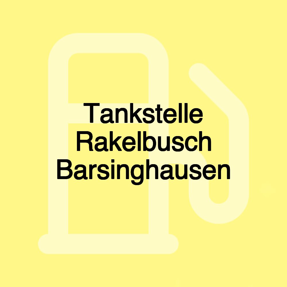 Tankstelle Rakelbusch Barsinghausen