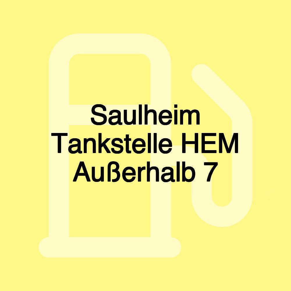 Saulheim Tankstelle HEM Außerhalb 7